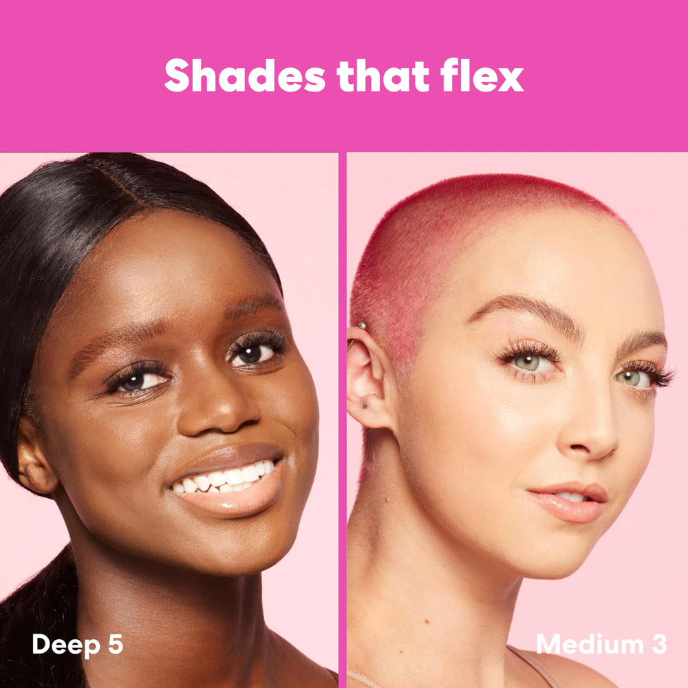 Beautyblender hyaluronic-acid-niacinamide-infused formula close-up highlights hydration and skin benefits.