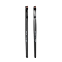 BeautyFactor Angled Eyeliner Brush Set packaging visual highlights premium design for storage.