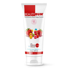 BeautyFit BeautyBum anti cellulite cream tub showing rich texture for smoother skin.
