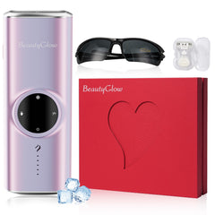 BeautyGlow face IPL device for precise facial hair removal