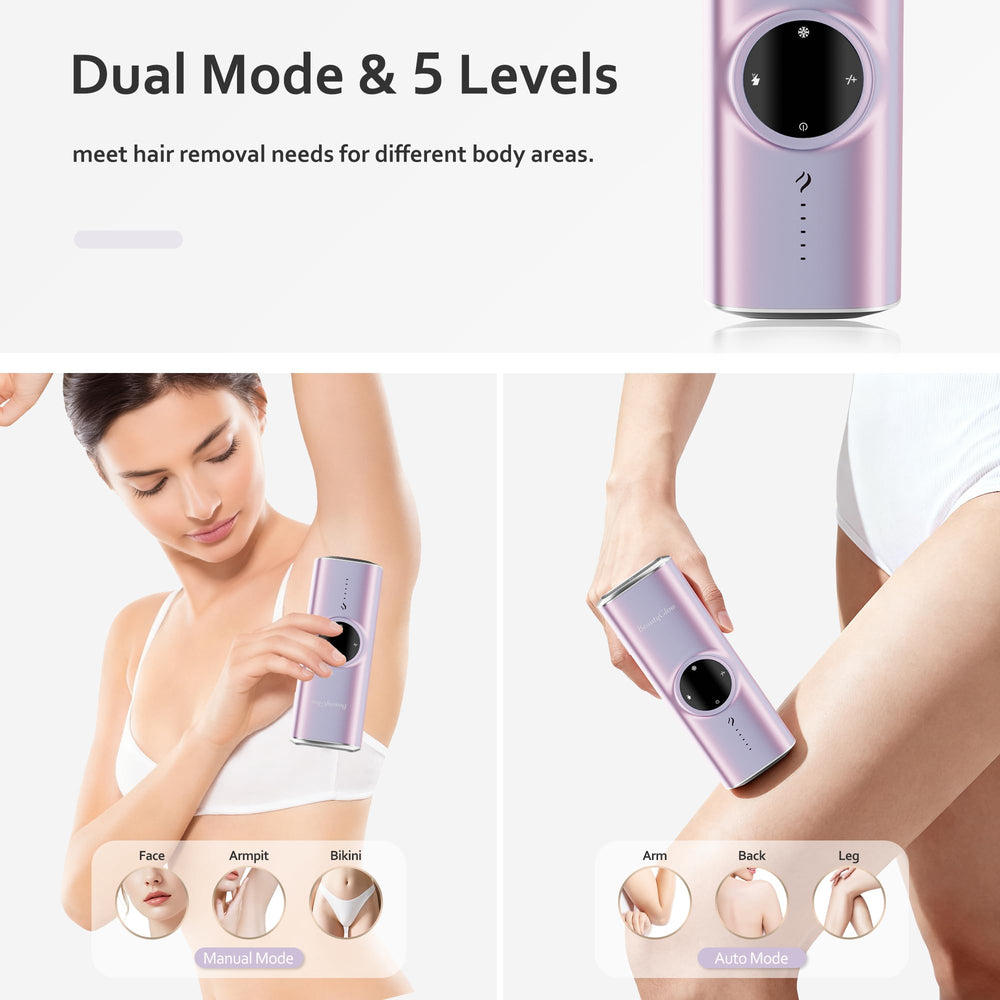 BeautyGlow Manual Mode for precise, safe zones