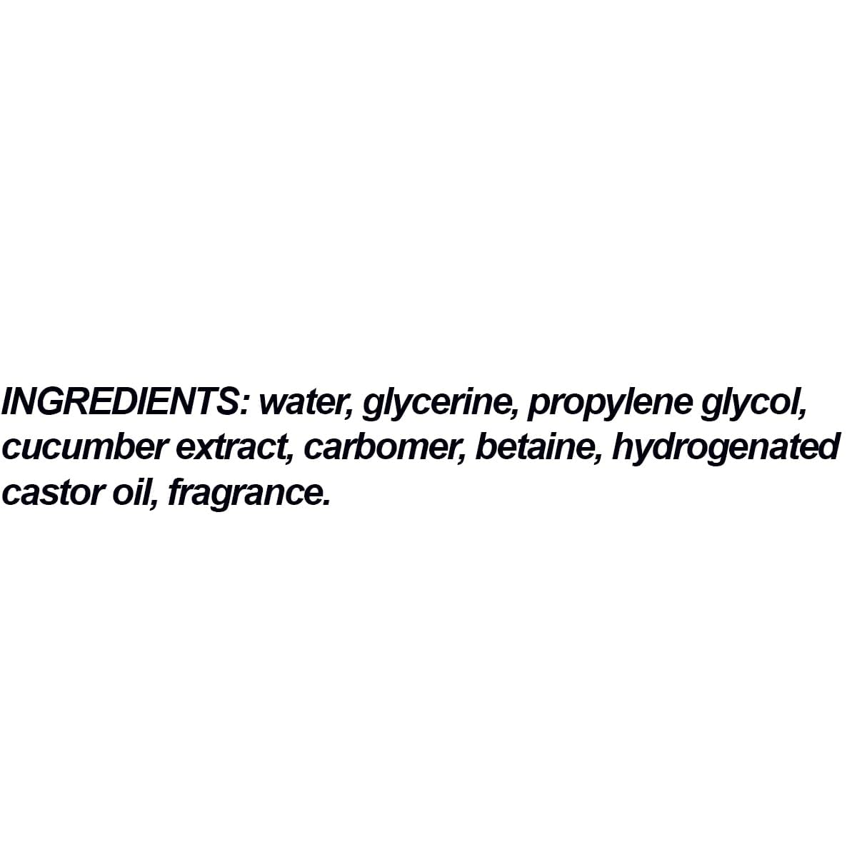 BeautyMALL cucumber gel cooling effect on skin eases irritation