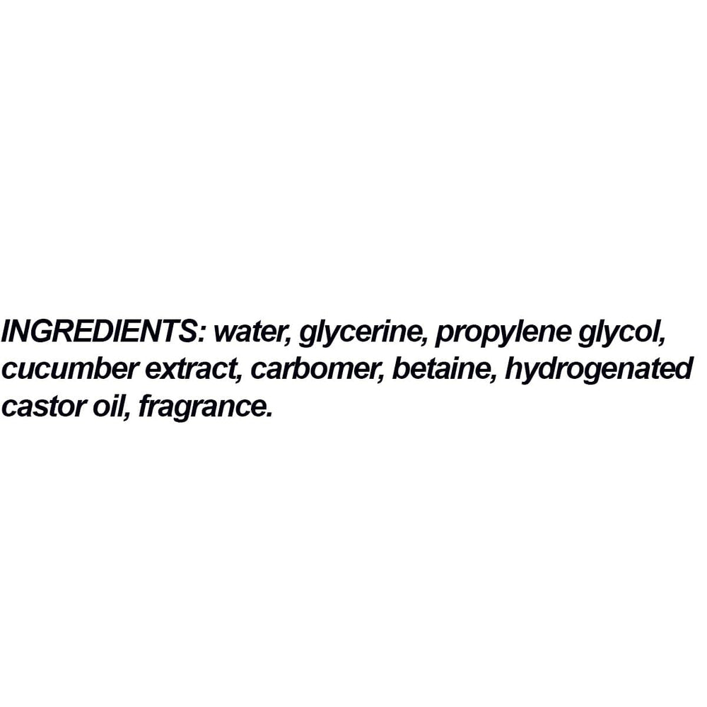 BeautyMALL cucumber gel cooling effect on skin eases irritation