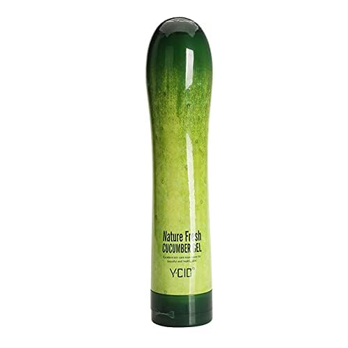 BeautyMALL cucumber gel texture close-up highlights lightweight, fast absorbing formula