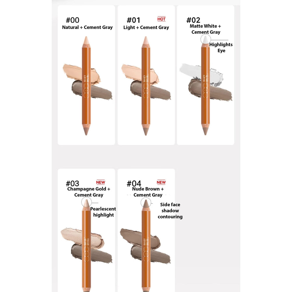 BeautyMall highlighter end adds a soft matte glow for fuller-looking skin.