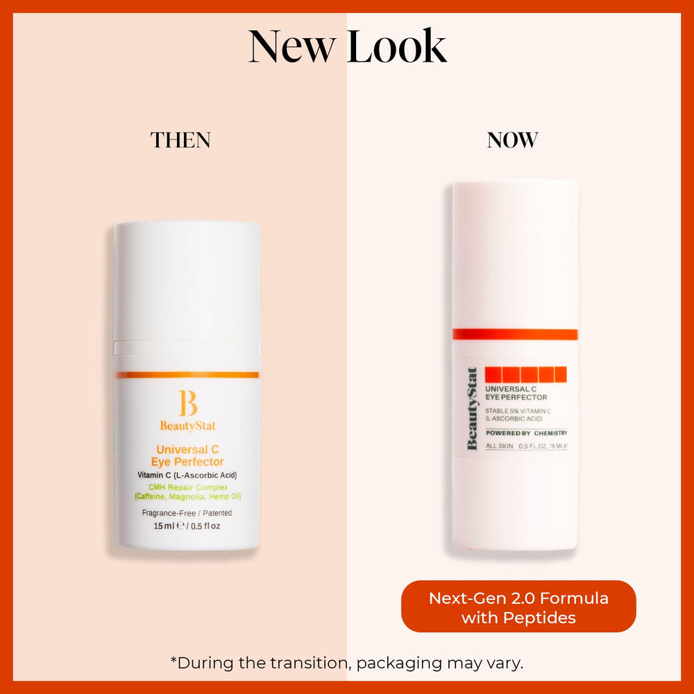 BeautyStat Universal C Eye Perfector packaging with cruelty-free label.