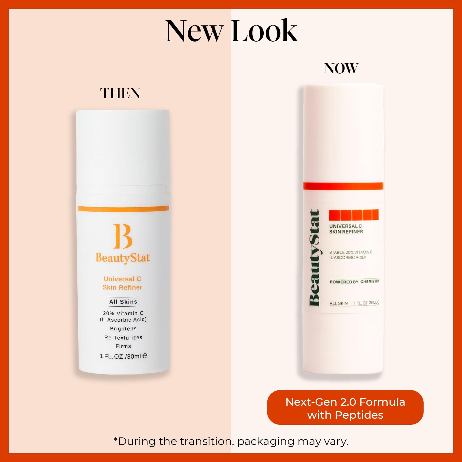 BeautyStat Universal C Skin Refiner dropper applying serum for brightening and even tone.
