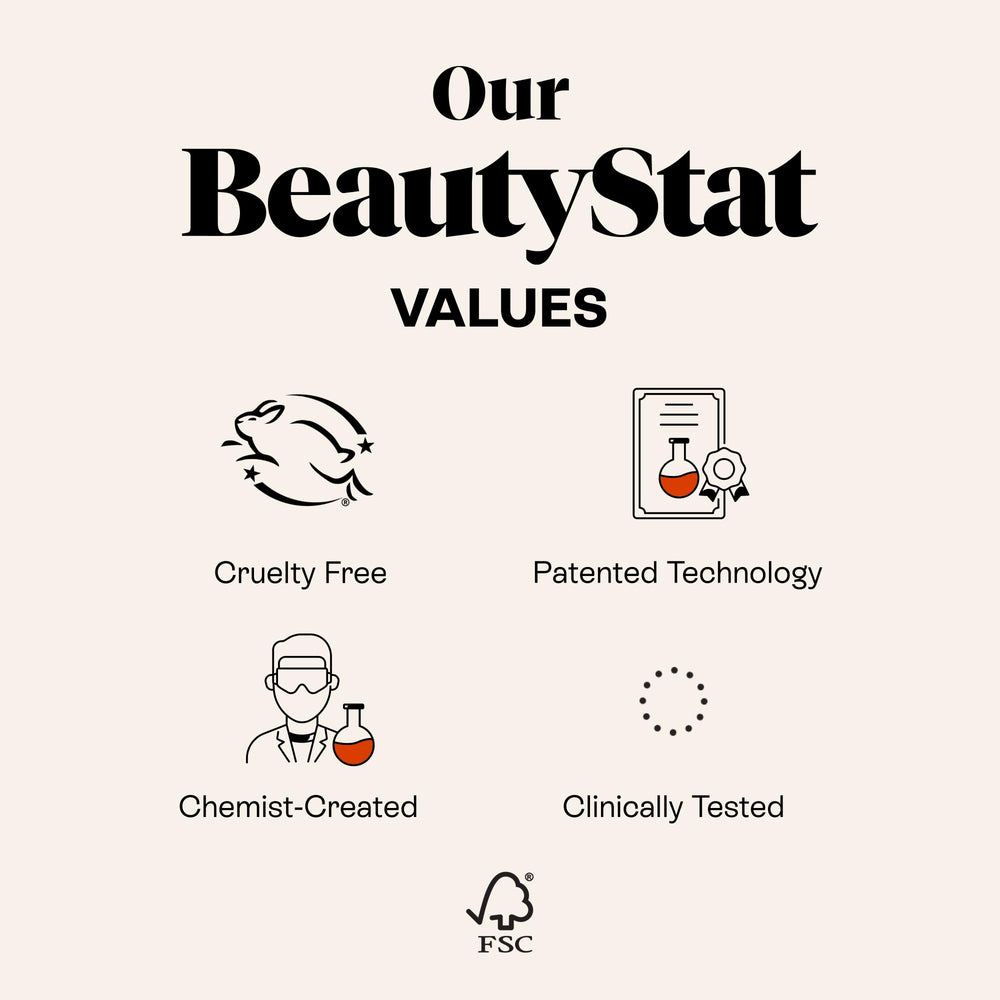 BeautyStat Universal C Skin Refiner glow lifestyle shot suggesting healthy skin post-use.
