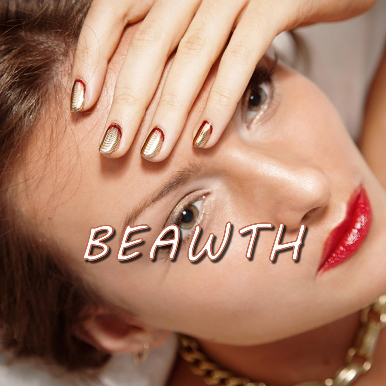 BEAWTH glue-on nails enable longer wear with proper adhesive.