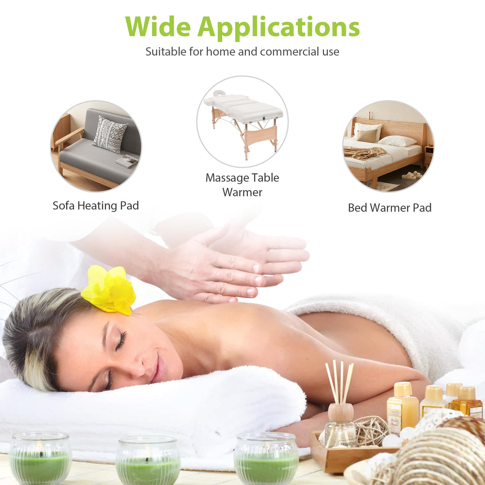 BECALIN warmer soft sherpa fleece adds plush comfort during setups