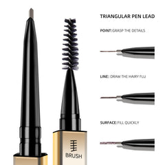 BECHY waterproof eyebrow pencil withstands sweat for all-day wear.