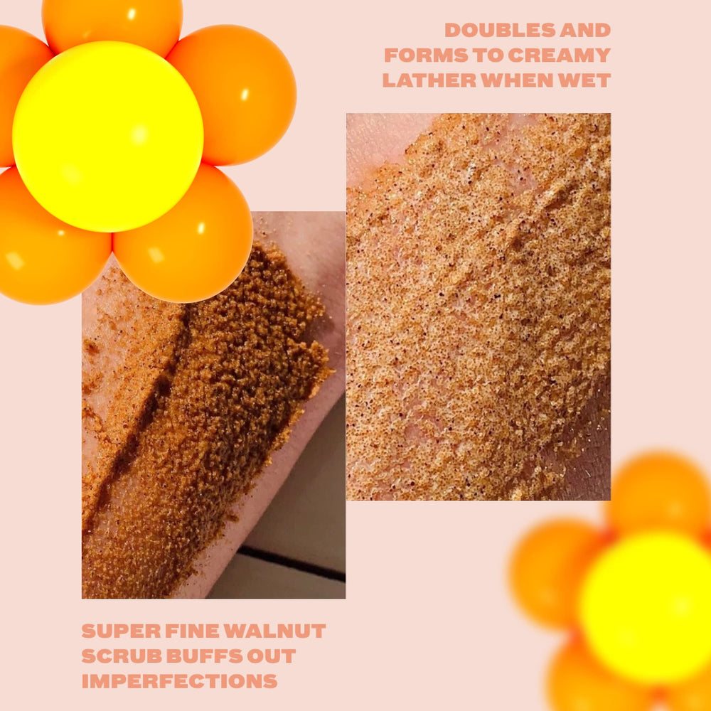 Becky jojoba oil drop provides lasting moisture after exfoliation
