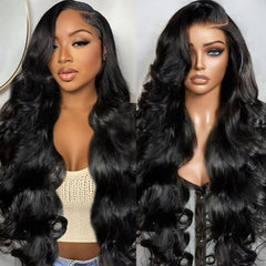 BeCools 30-inch body wave wig with lace front for a natural look.