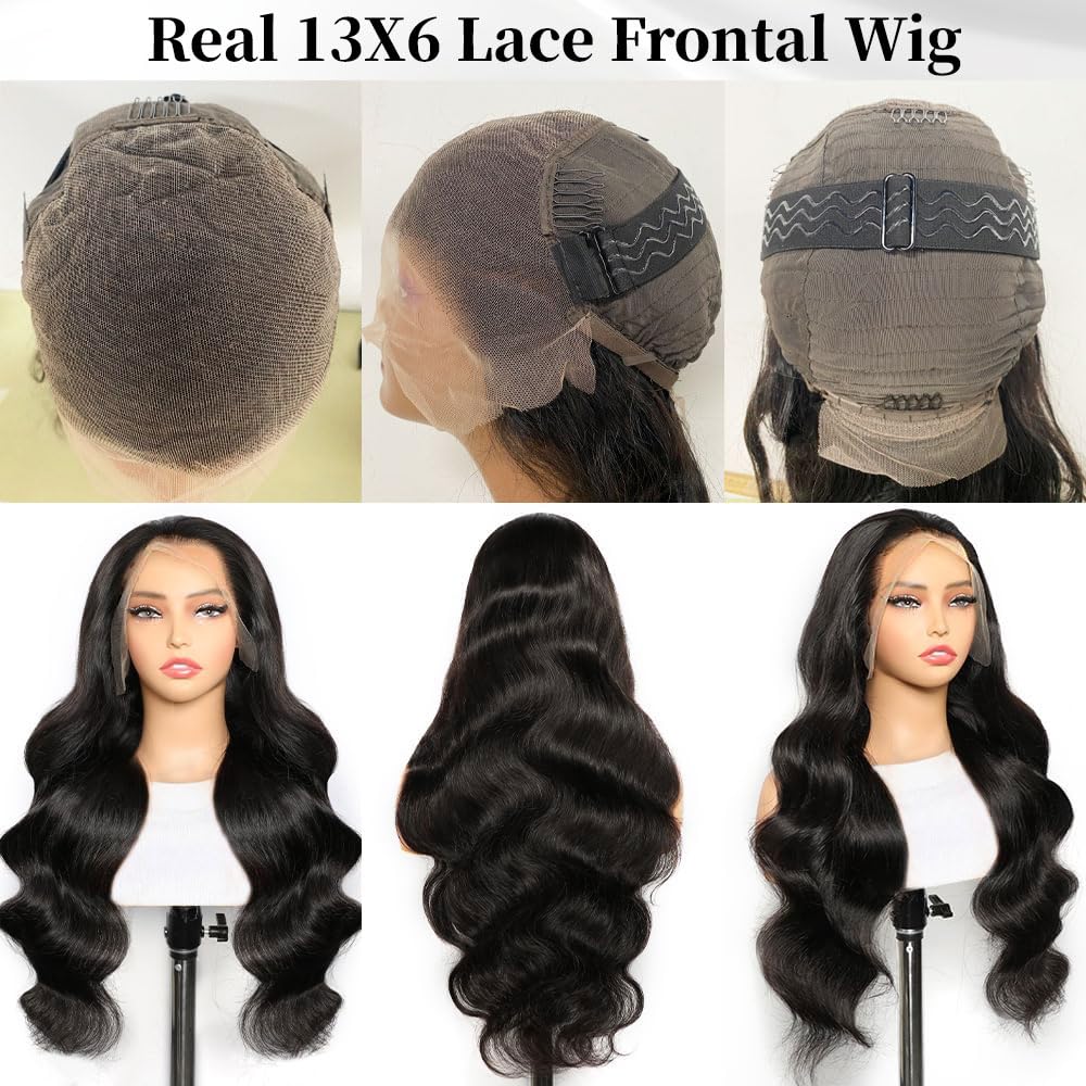 BeCools wig package includes cap and elastic band for styling.