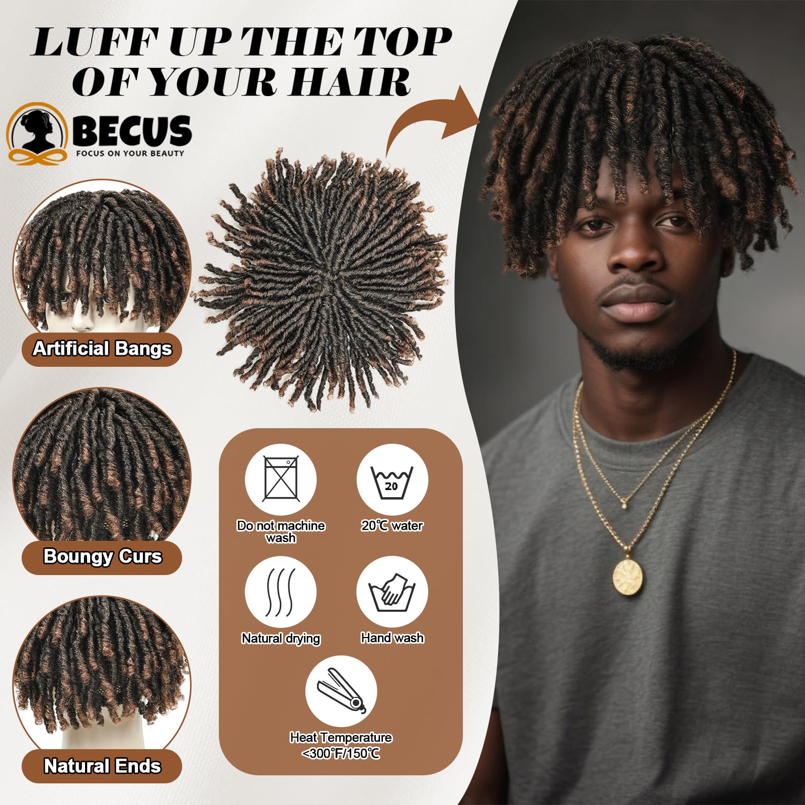 BECUS Dreadtopper cosplay event accessory for versatile looks