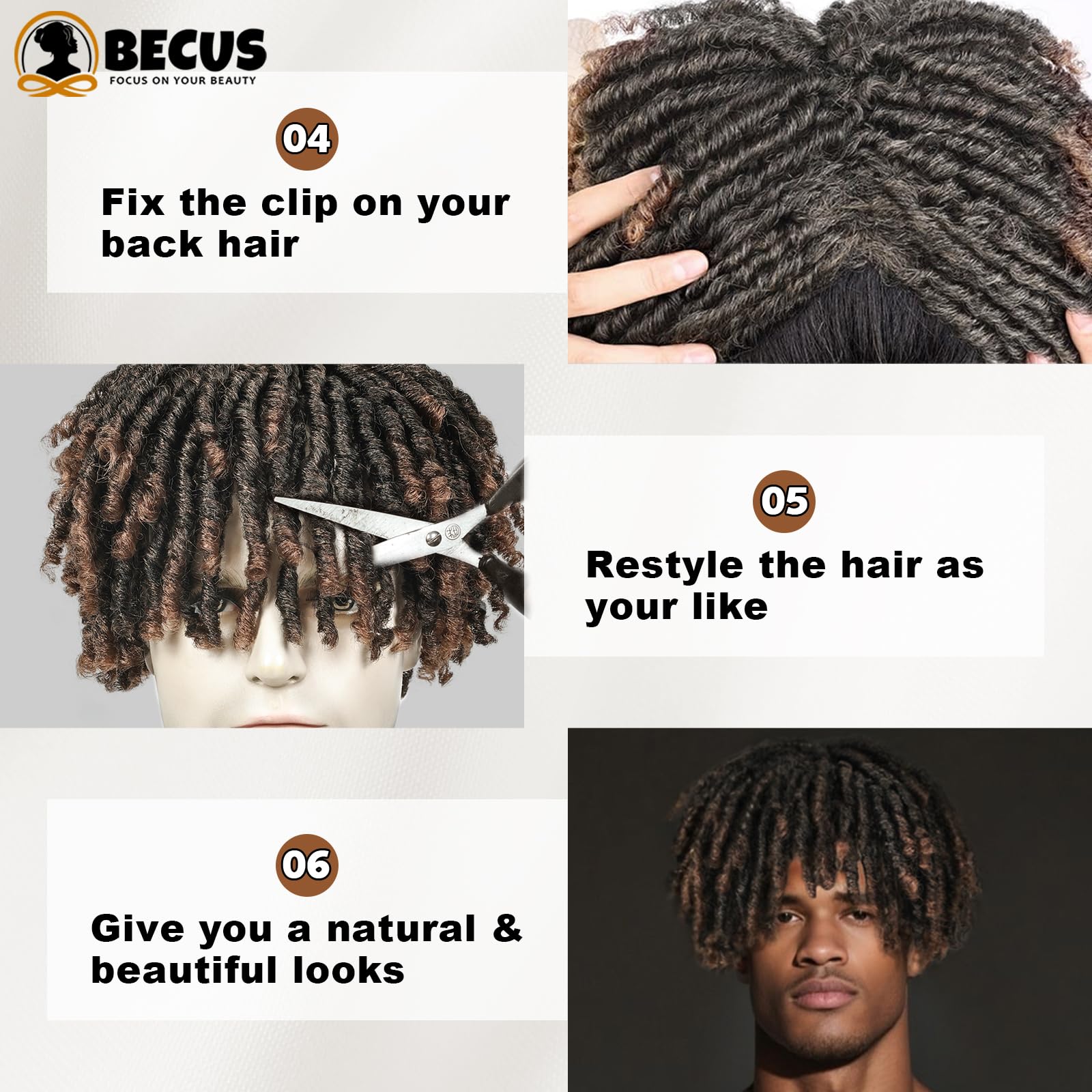 BECUS Dreadtopper ideal for daily wear and quick changes