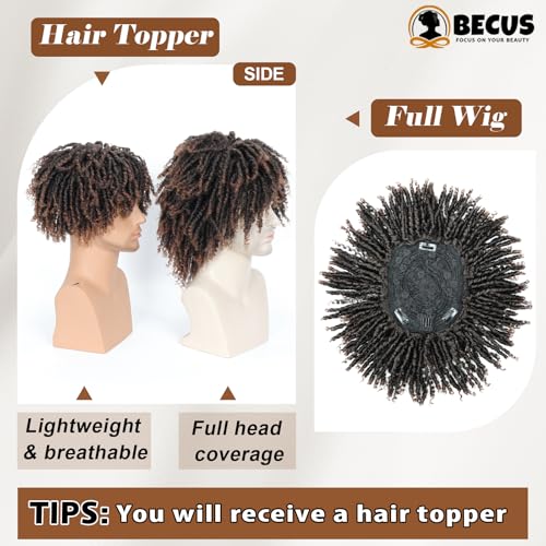 BECUS Dreadtopper lightweight clip in design for easy styling