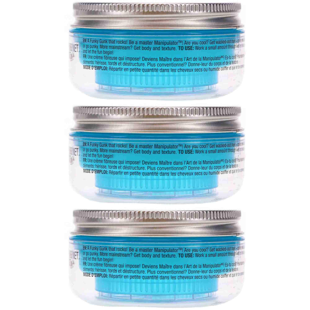 Bed Head Manipulator hair forming texture during scrunch for defined style.