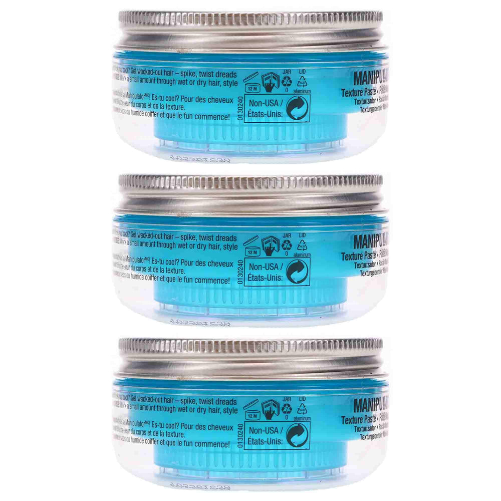 Bed Head Manipulator natural finish keeps hair flexible and defined.