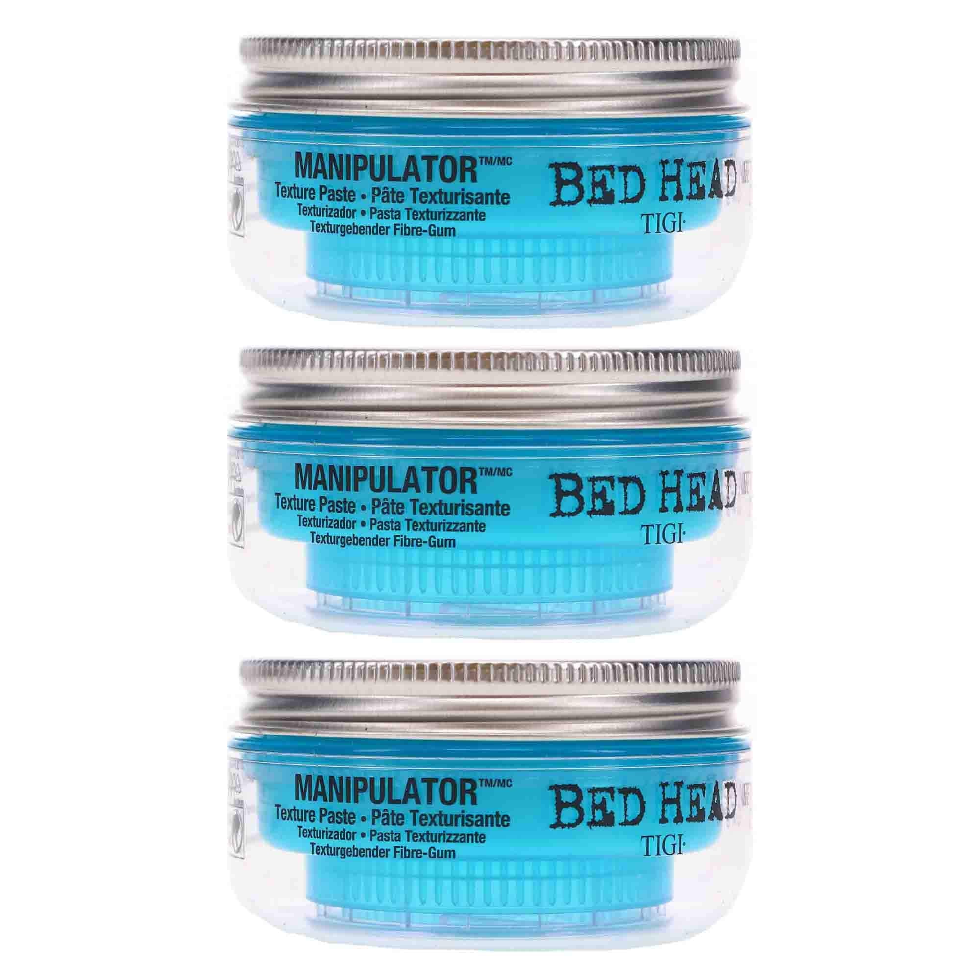 Bed Head Manipulator styling routine for versatile texture and control.