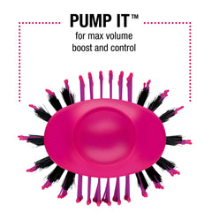 Bed Head Volumizer pink finish delivering shiny, sleek hair results.