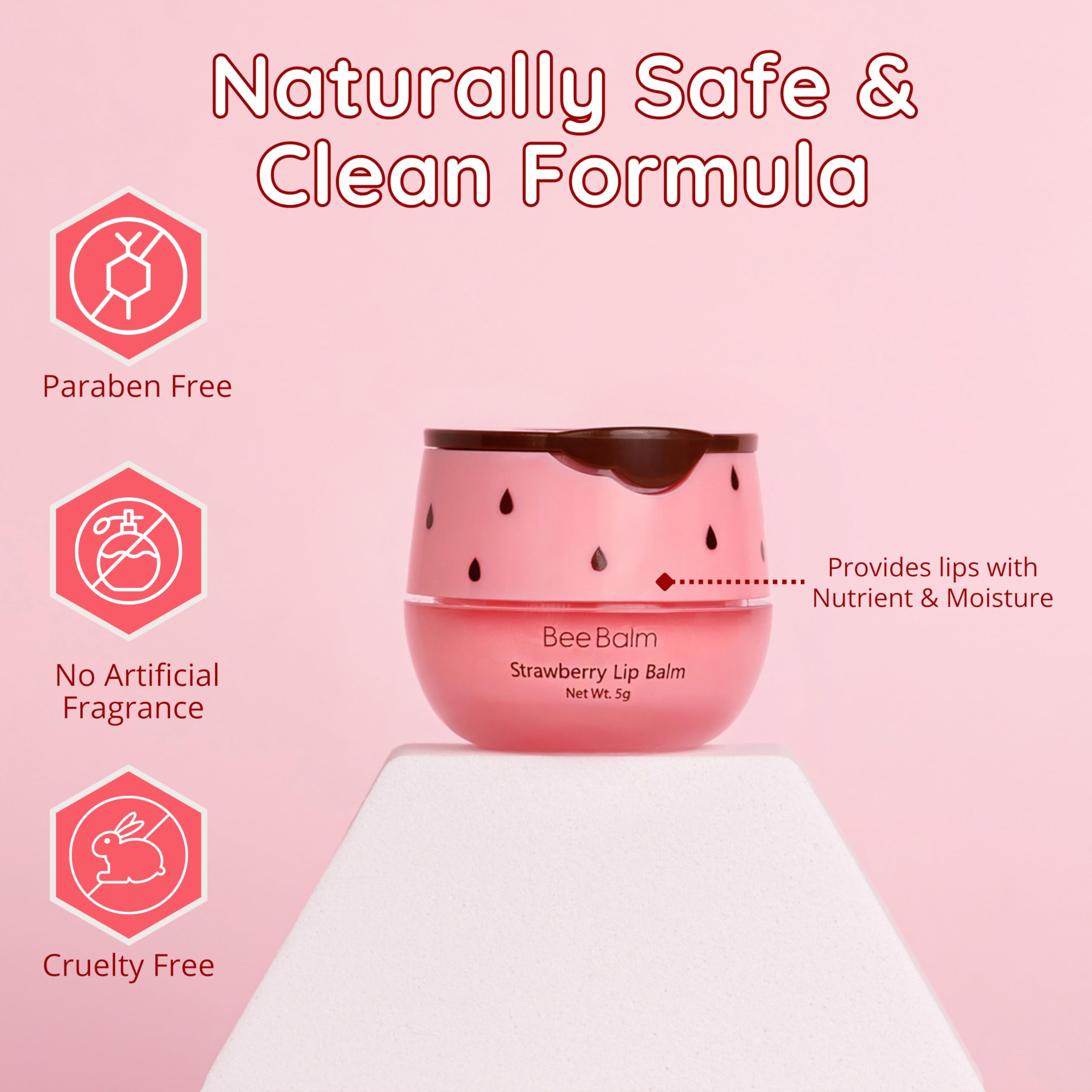 Beeswax texture close-up from Bee Balm lip care