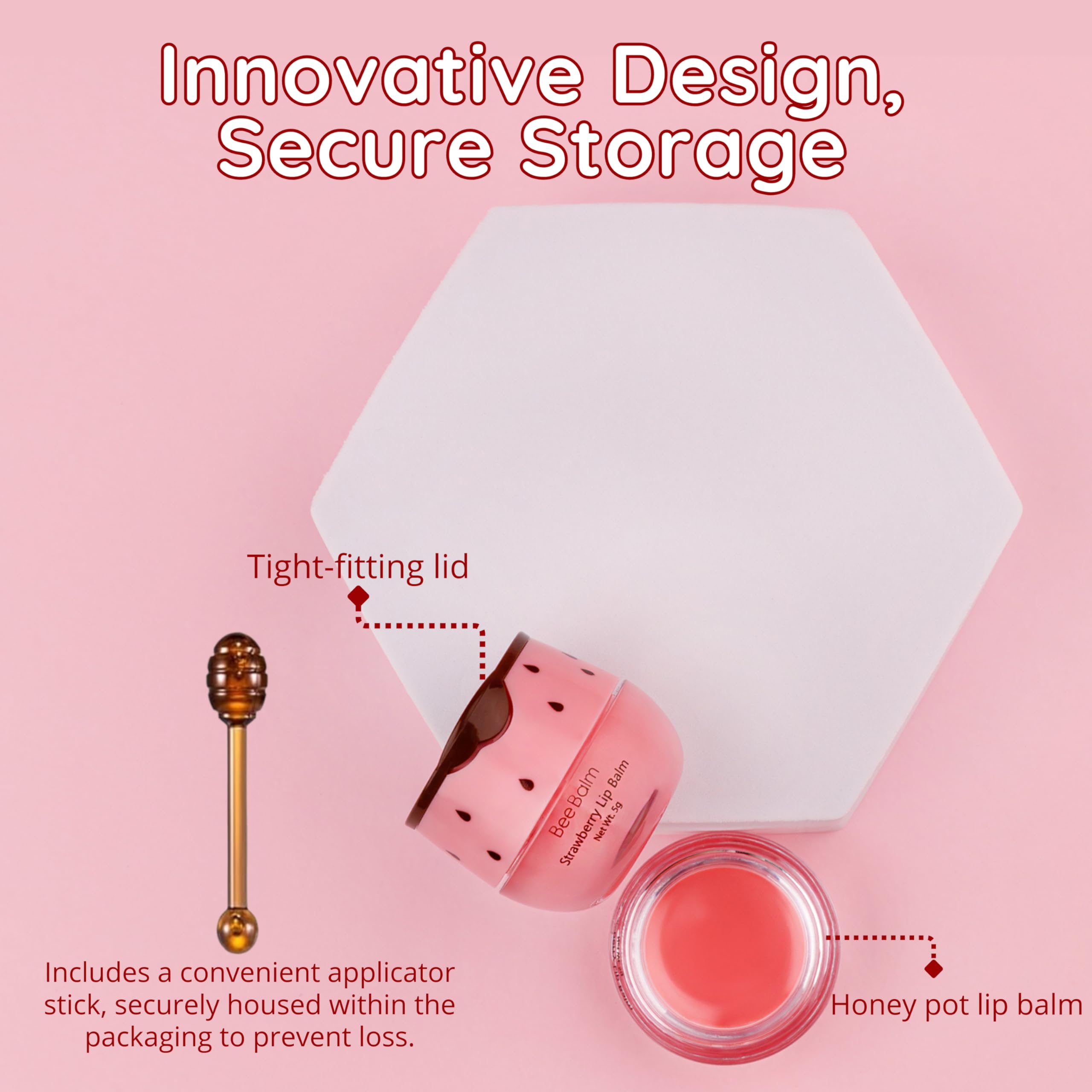 Bee Balm lip care routine shot for everyday hydration