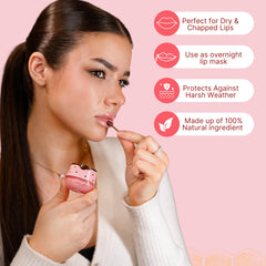 Strawberry flavor lip balm swirl by Bee Balm invites daily use