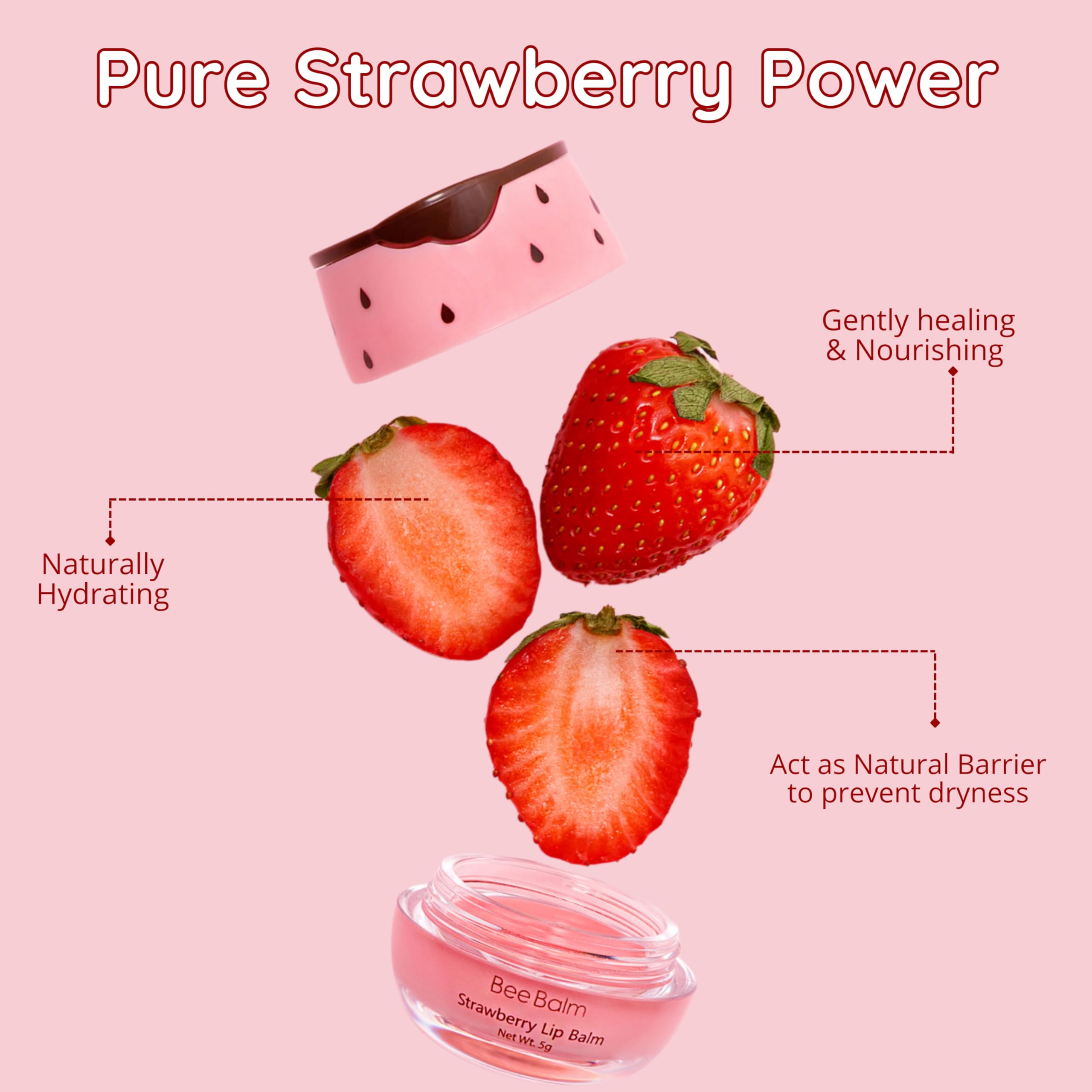 Vitamin E formulation detail in Bee Balm lip balm