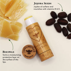 Bee Bella lip balm Pumpkin Spice offers cozy warmth for cold days.