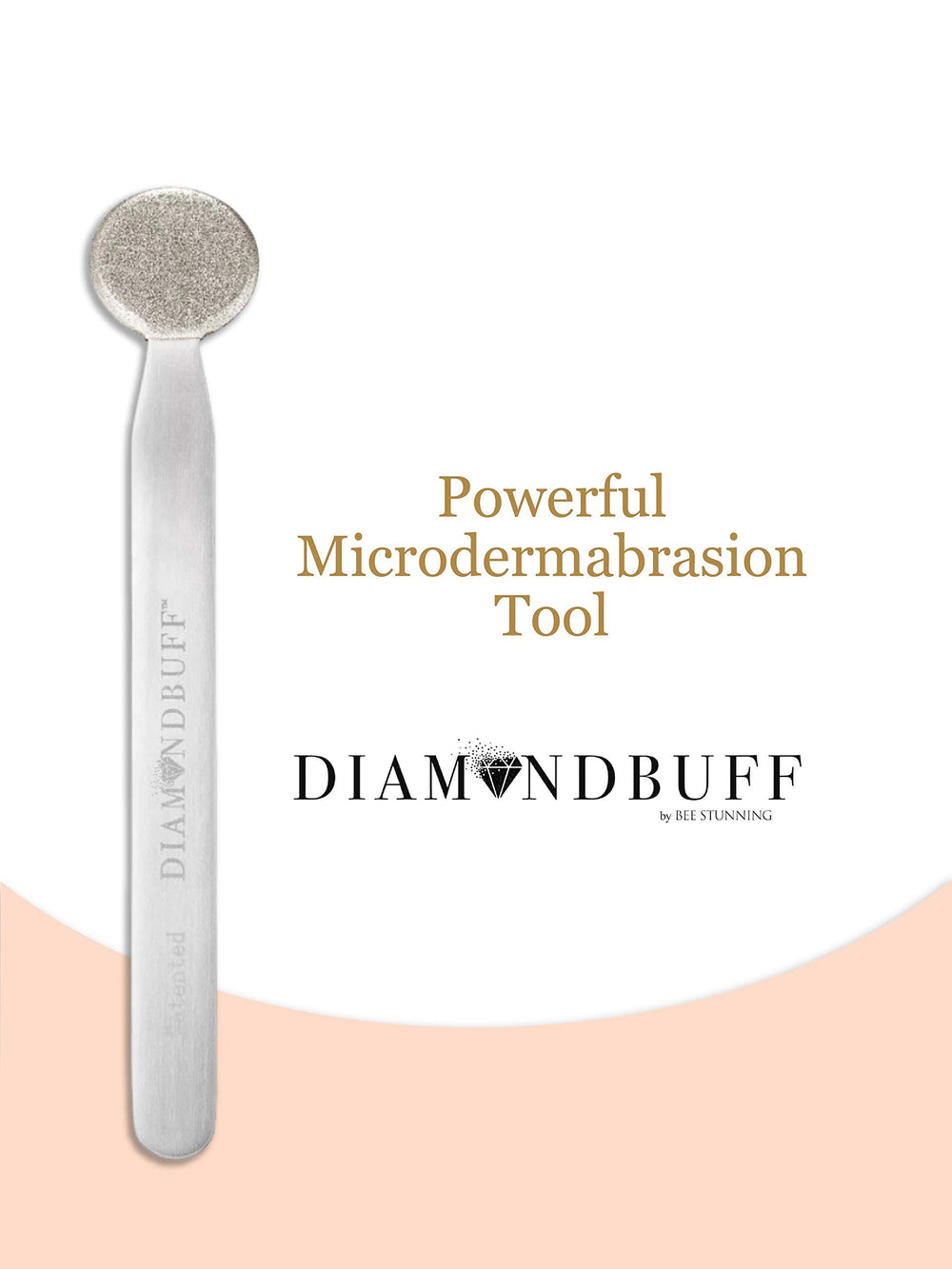 Bee Stunning Diamondbuff before and after finish suggesting smoother complexion