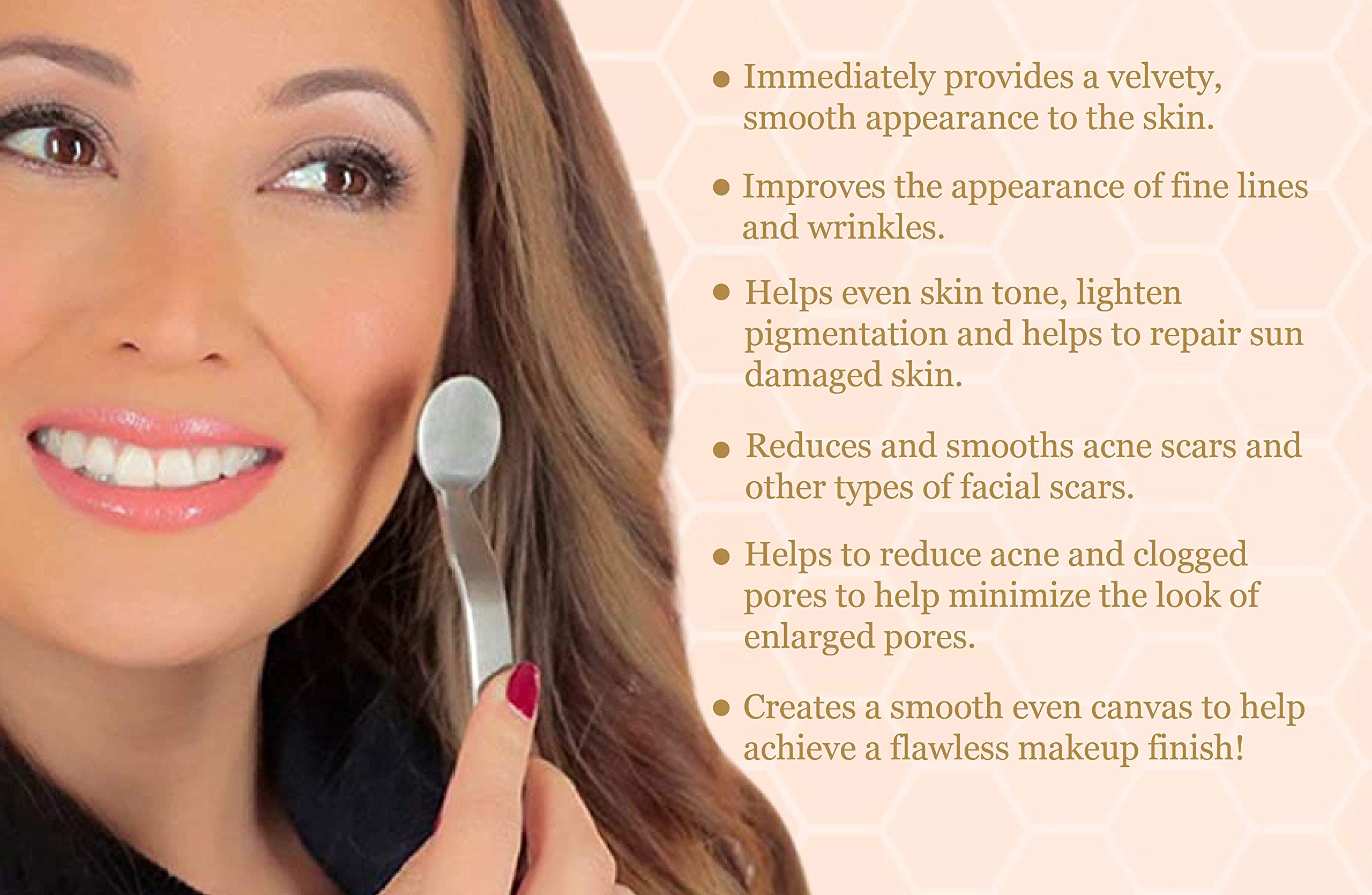 Bee Stunning Diamondbuff diamonds detail highlighting premium exfoliation at home