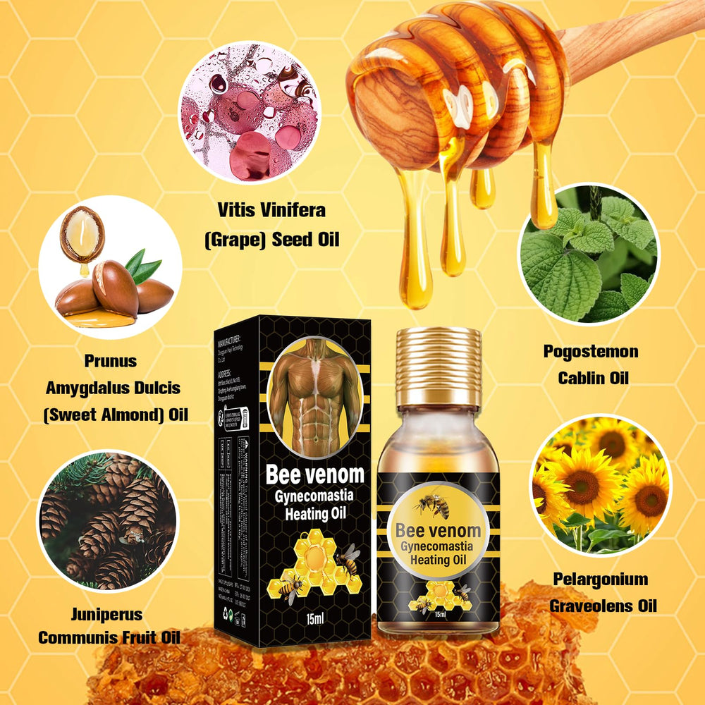 Bee Venom Gynecomastia Oil ingredients highlight natural extracts for everyday wellness