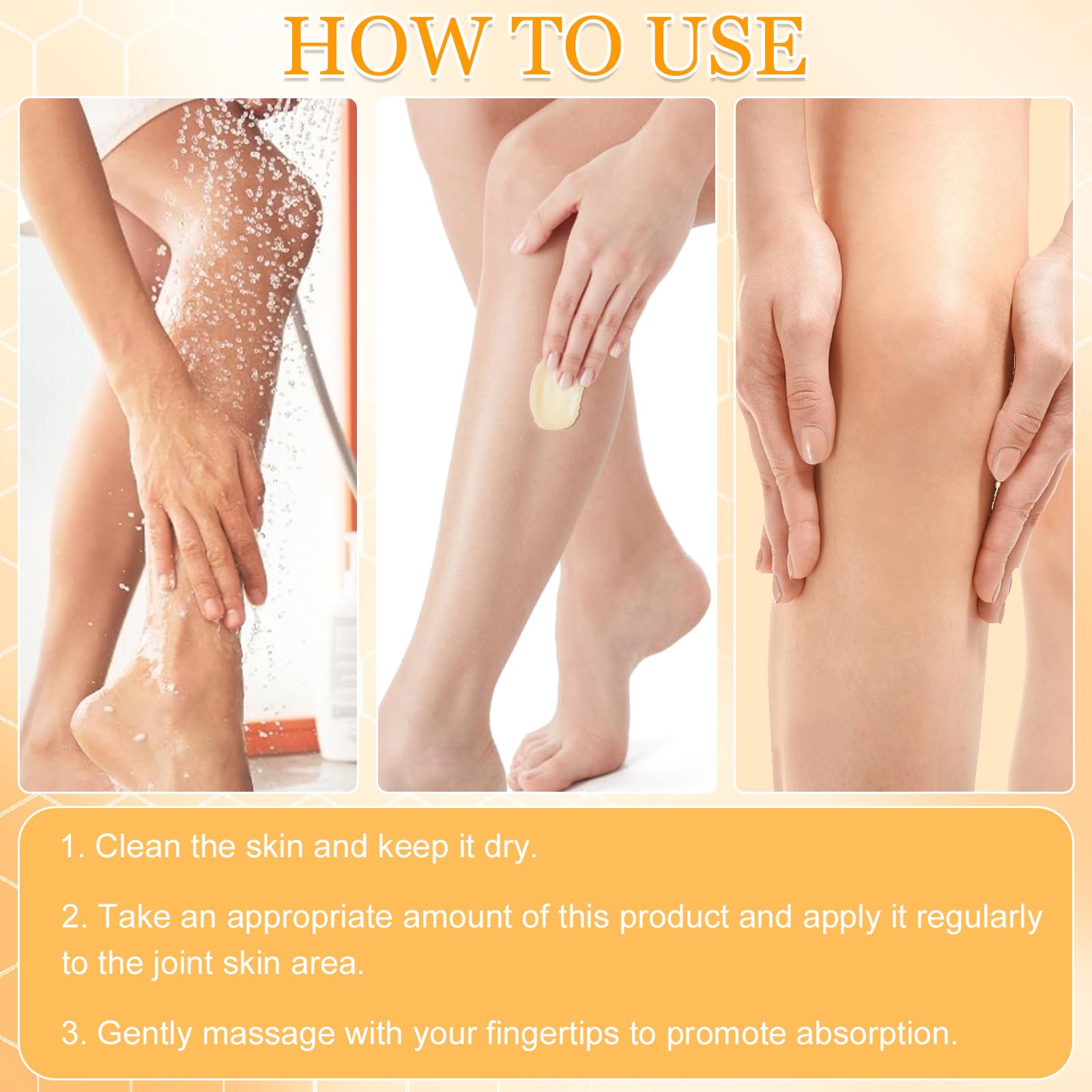 Bee Venom Joint Cream hands-softened skin shows moisture and smoothness after use.
