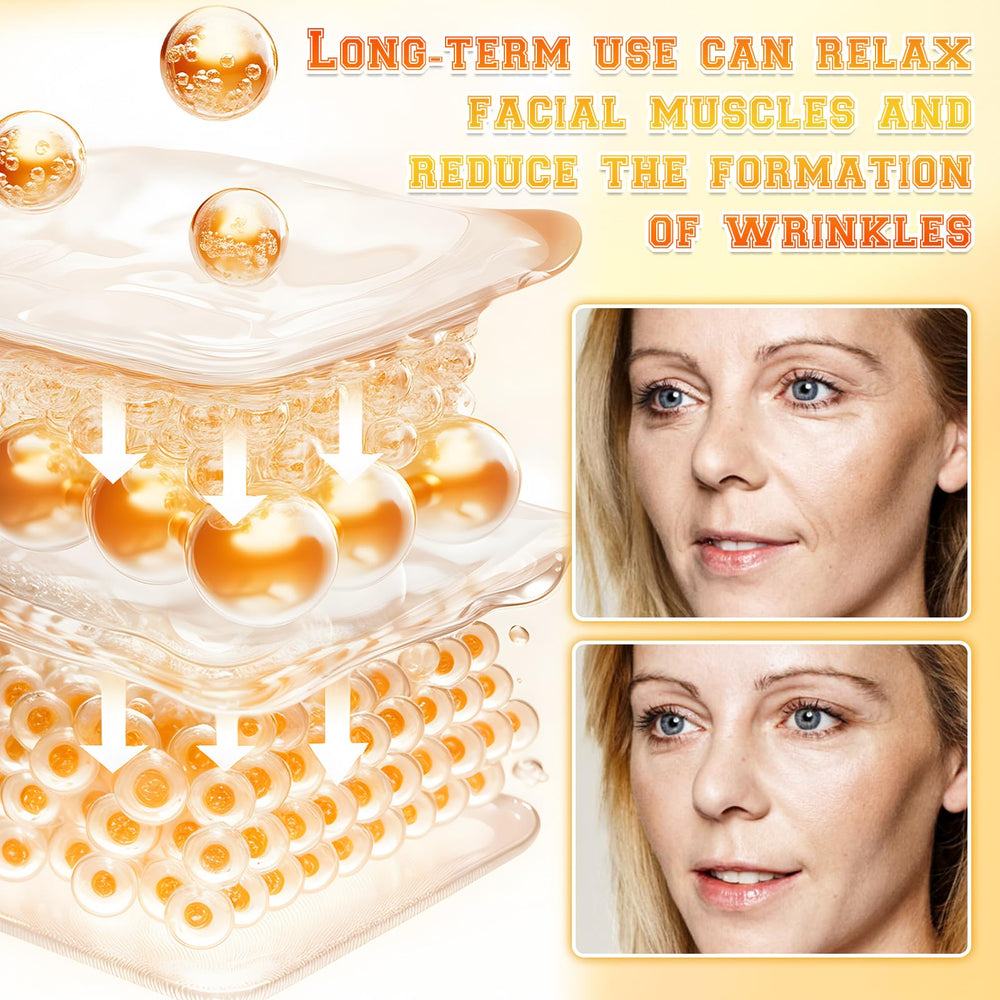 Bee Venom Skin Restoration Cream massaged into skin promoting subtle plumpness.