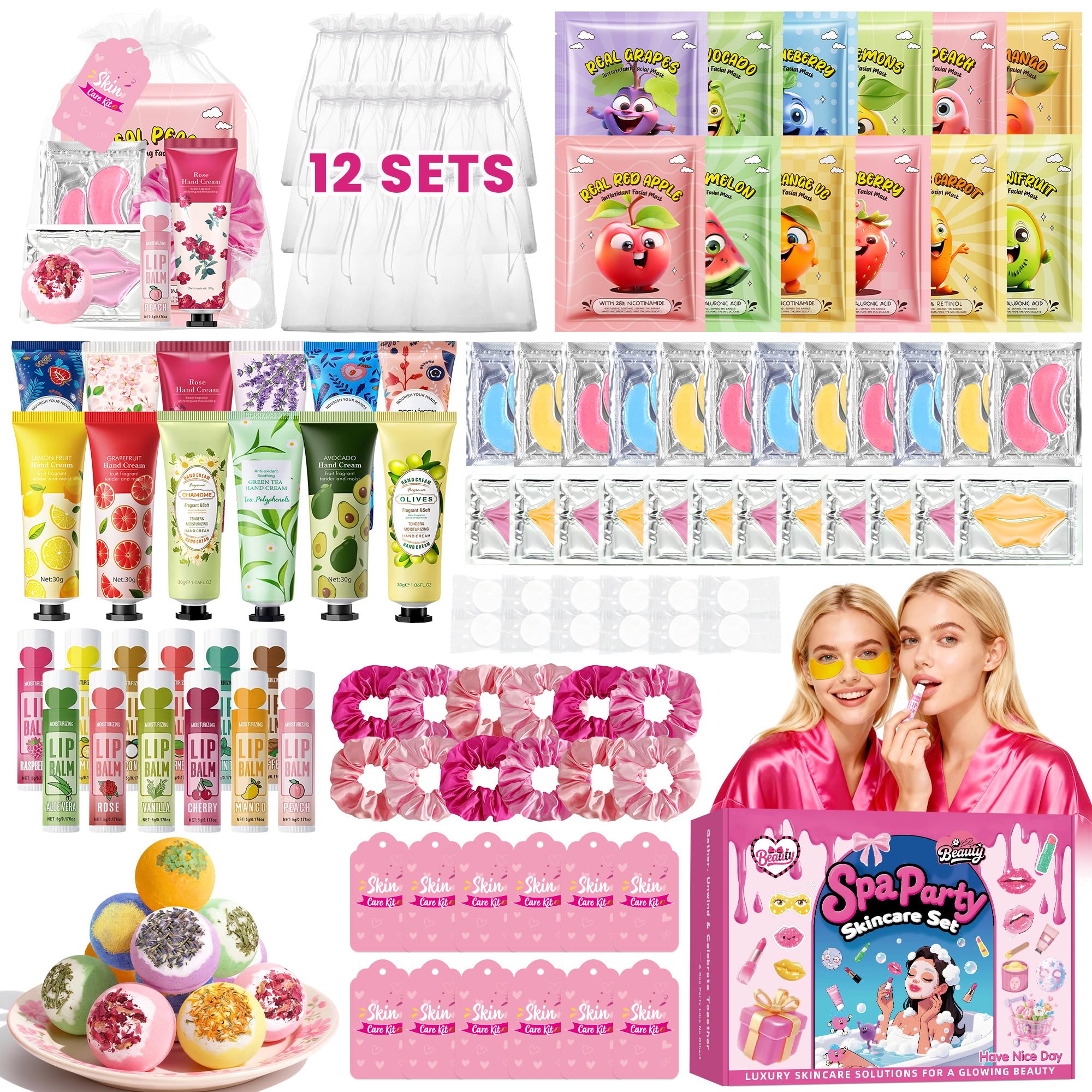 BECHOICEN face mask pack for a hydrating spa session during sleepovers.