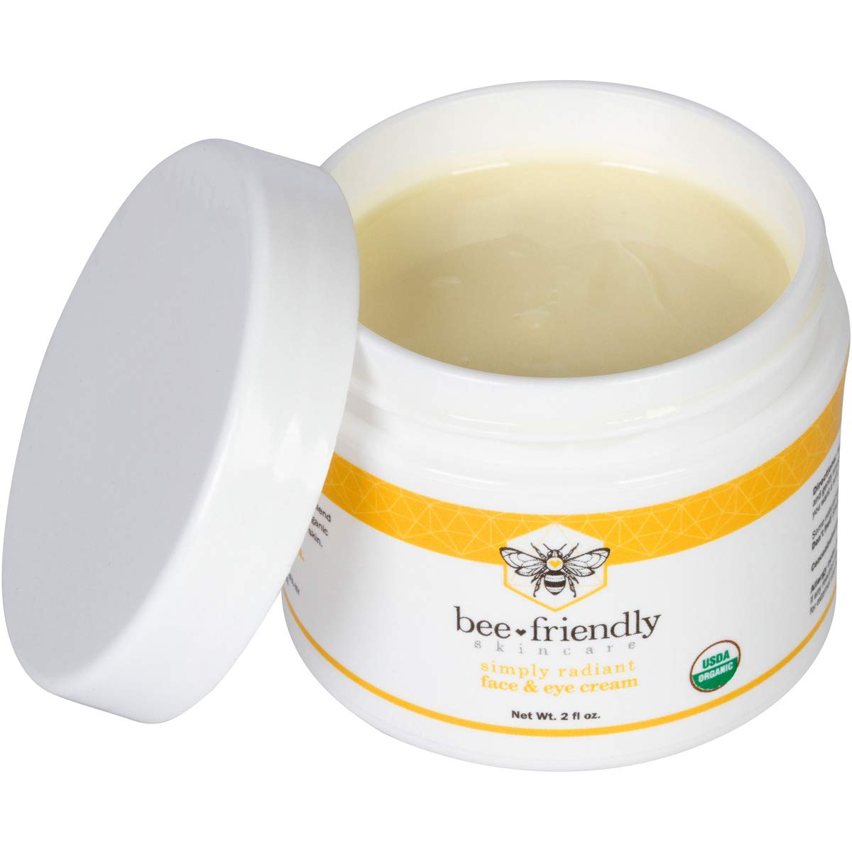 BeeFriendly packaging close-up highlights recyclable materials.
