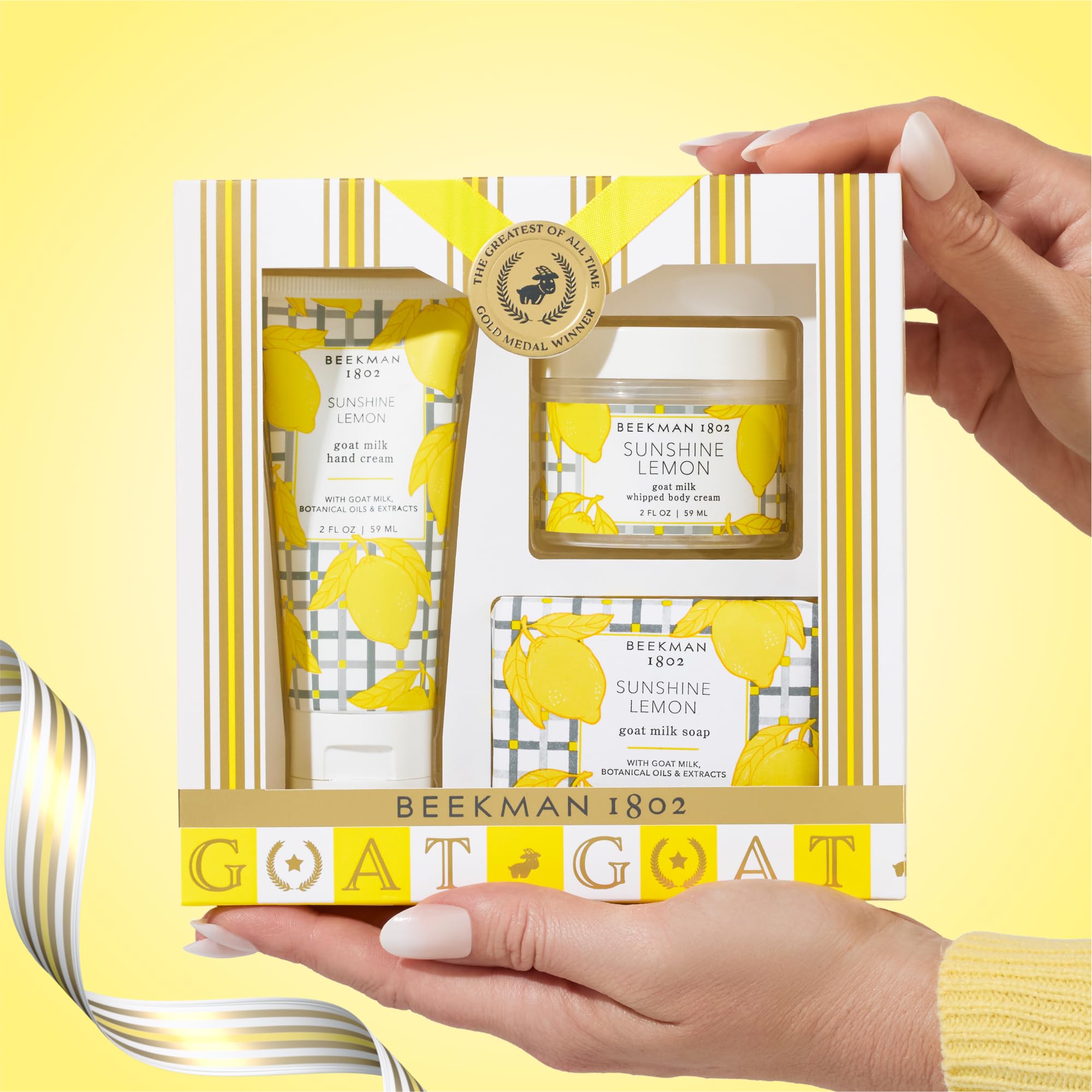 Close-up of Beekman 1802 Sunshine Lemon fragrance detail