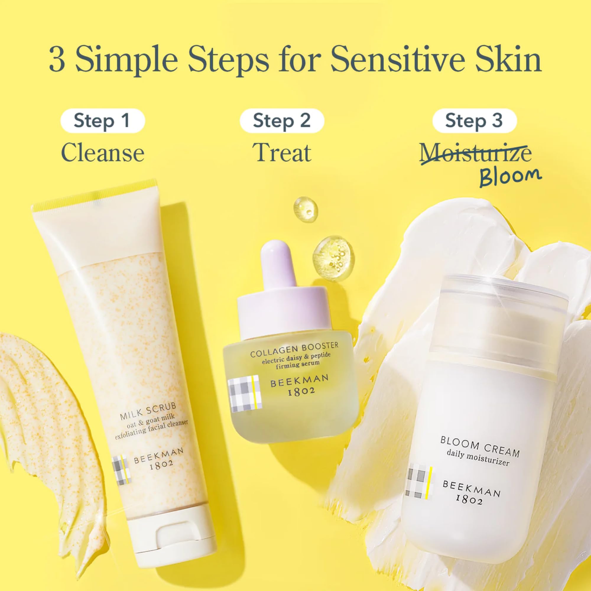 Beekman 1802 Bloom Cream cruelty-free logo on packaging.