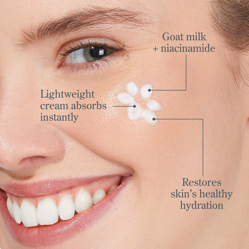 Beekman 1802 Bloom Cream goat milk ingredients support gentle balance.