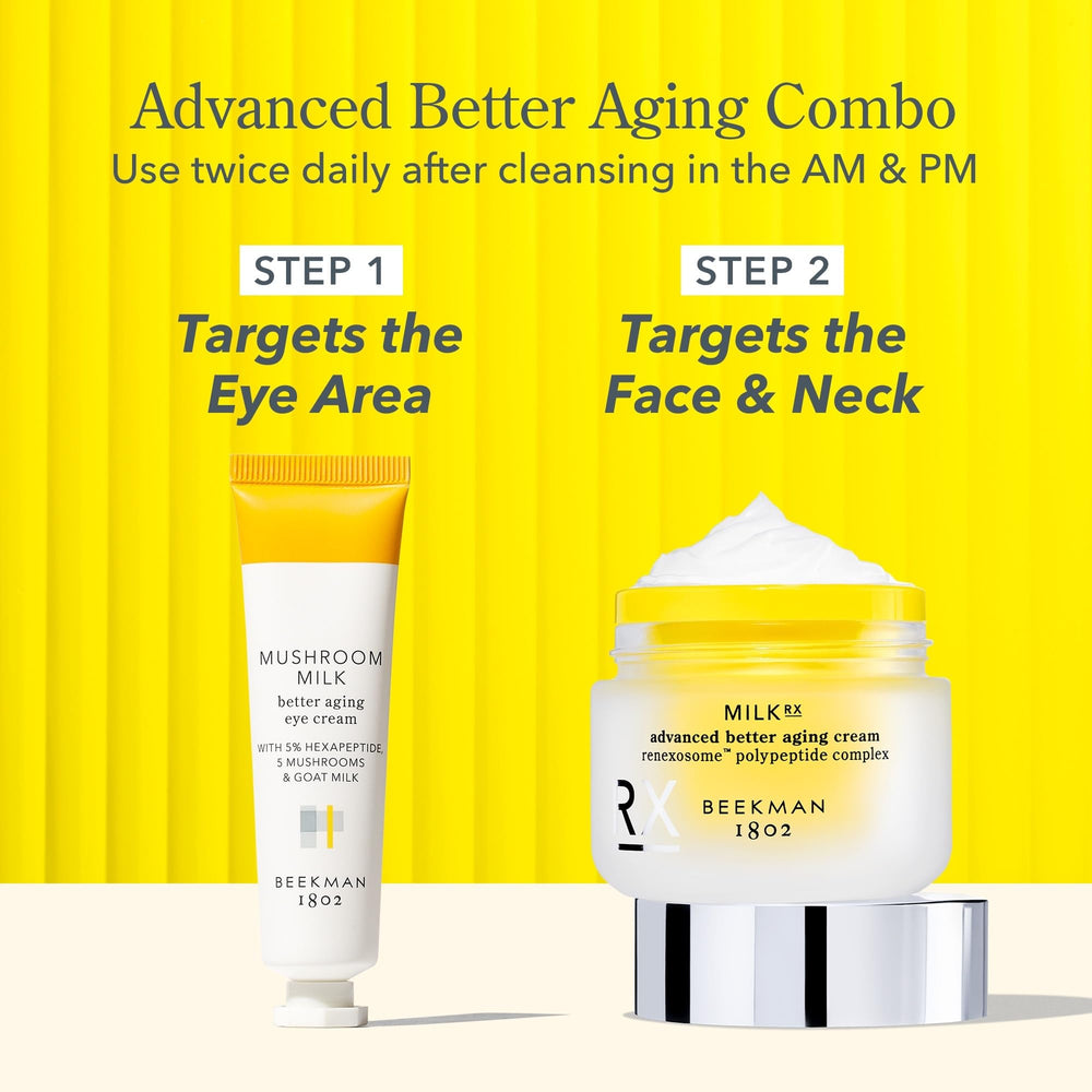 Beekman 1802 Clinically Kind seal, emphasizing cruelty-free and dermatologist-backed care.