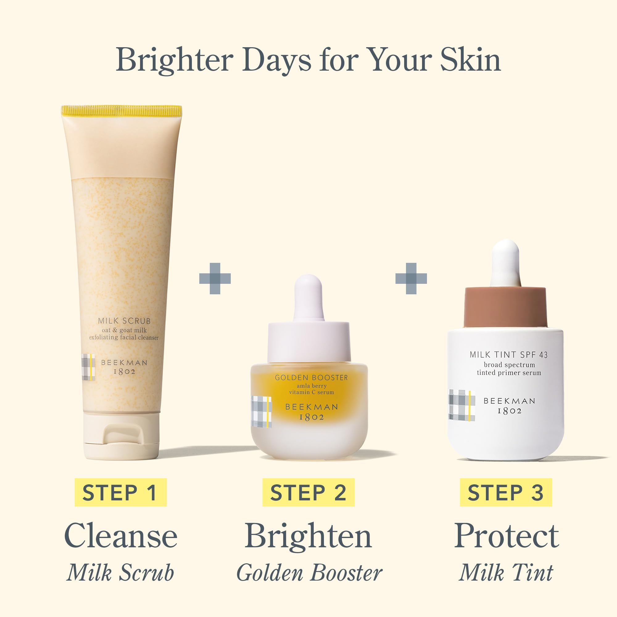 Beekman 1802 Clinically Kind logo on product