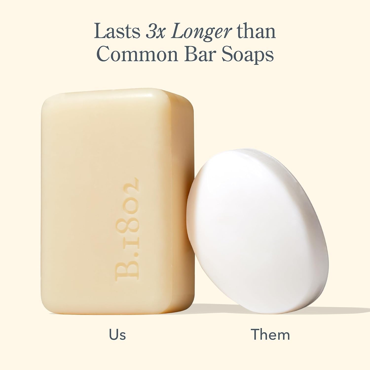 Soap bar on counter ready for daily gentle cleansing with Beekman 1802.