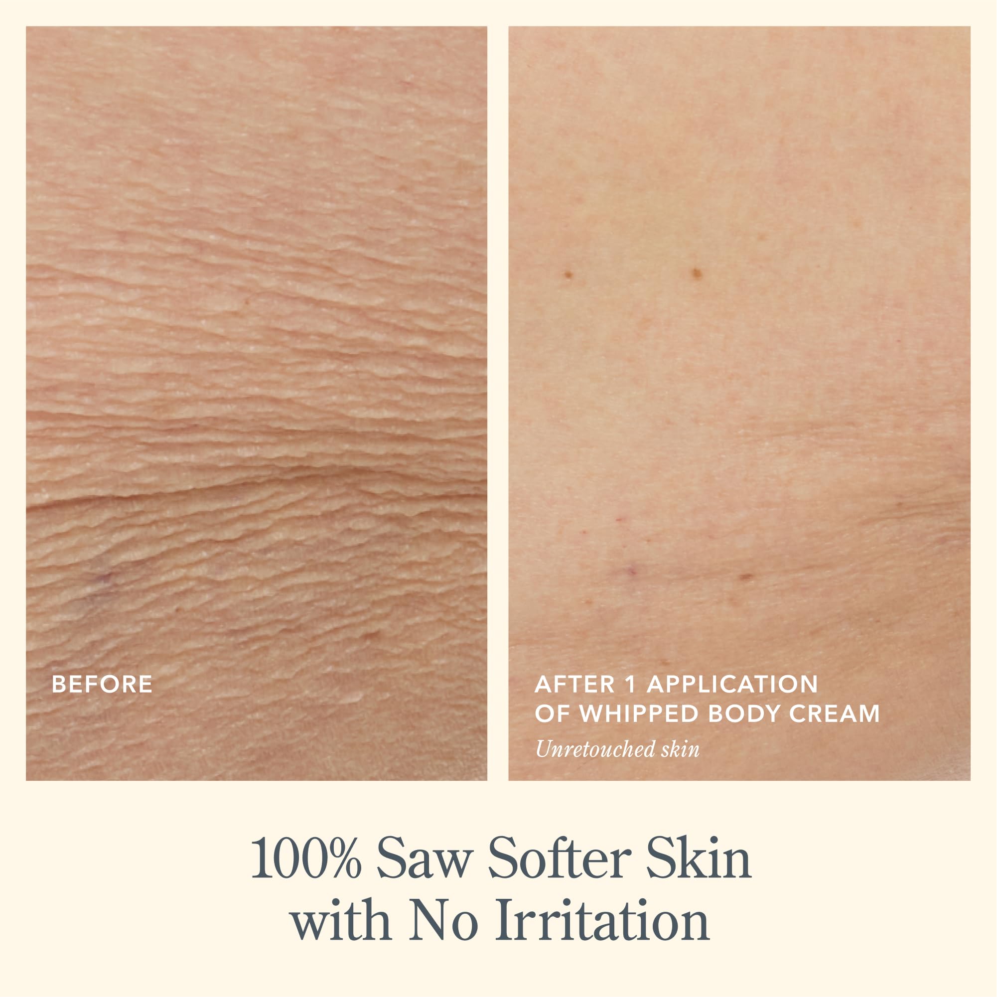 Whipped body cream from Beekman 1802 offering deep hydration