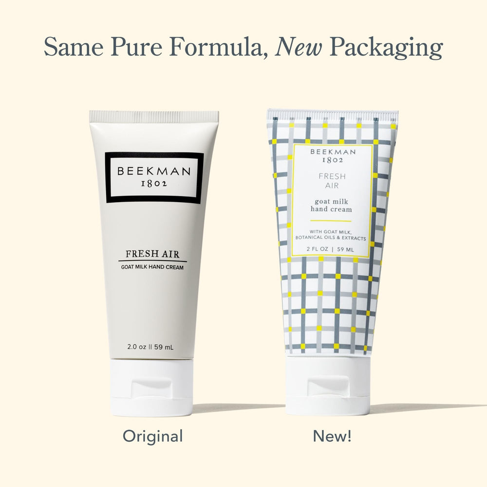 Beekman 1802 after-application hands look soft and nourished.