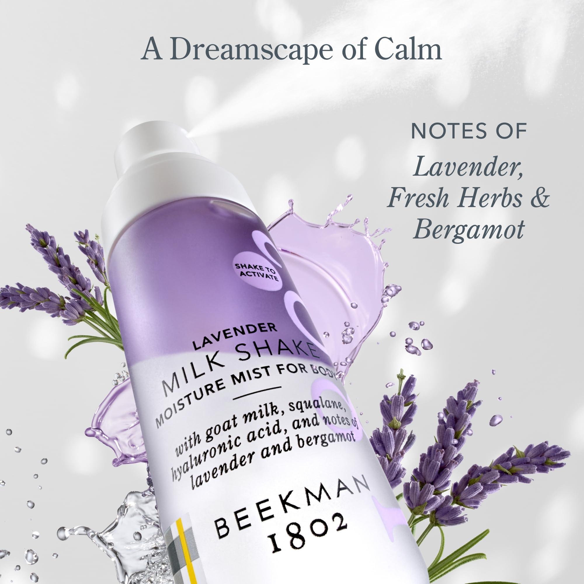 Visual of hyaluronic acid ingredient in Beekman 1802 formula for hydration