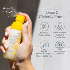 Beekman 1802 Milk Therapy Leave-In on hair — lightweight frizz taming and moisture. 