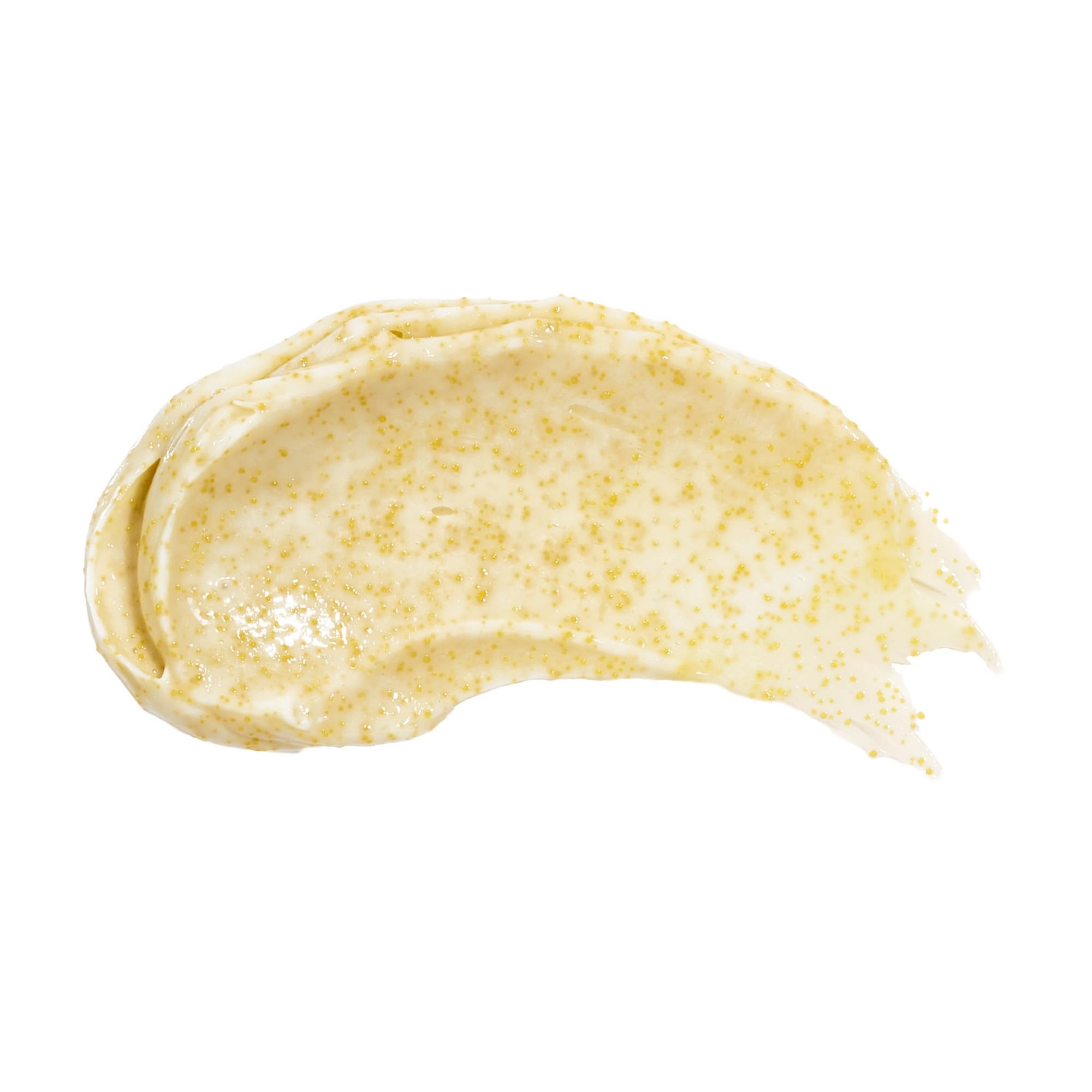 Beekman 1802 scrub with jojoba beads close-up for polished texture.