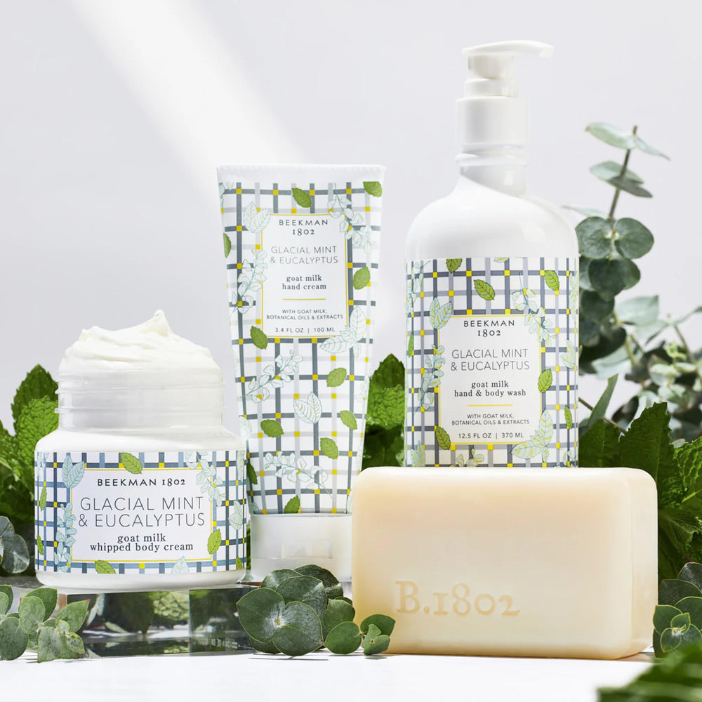 Beekman 1802 cruelty-free badge signals ethical skincare choice