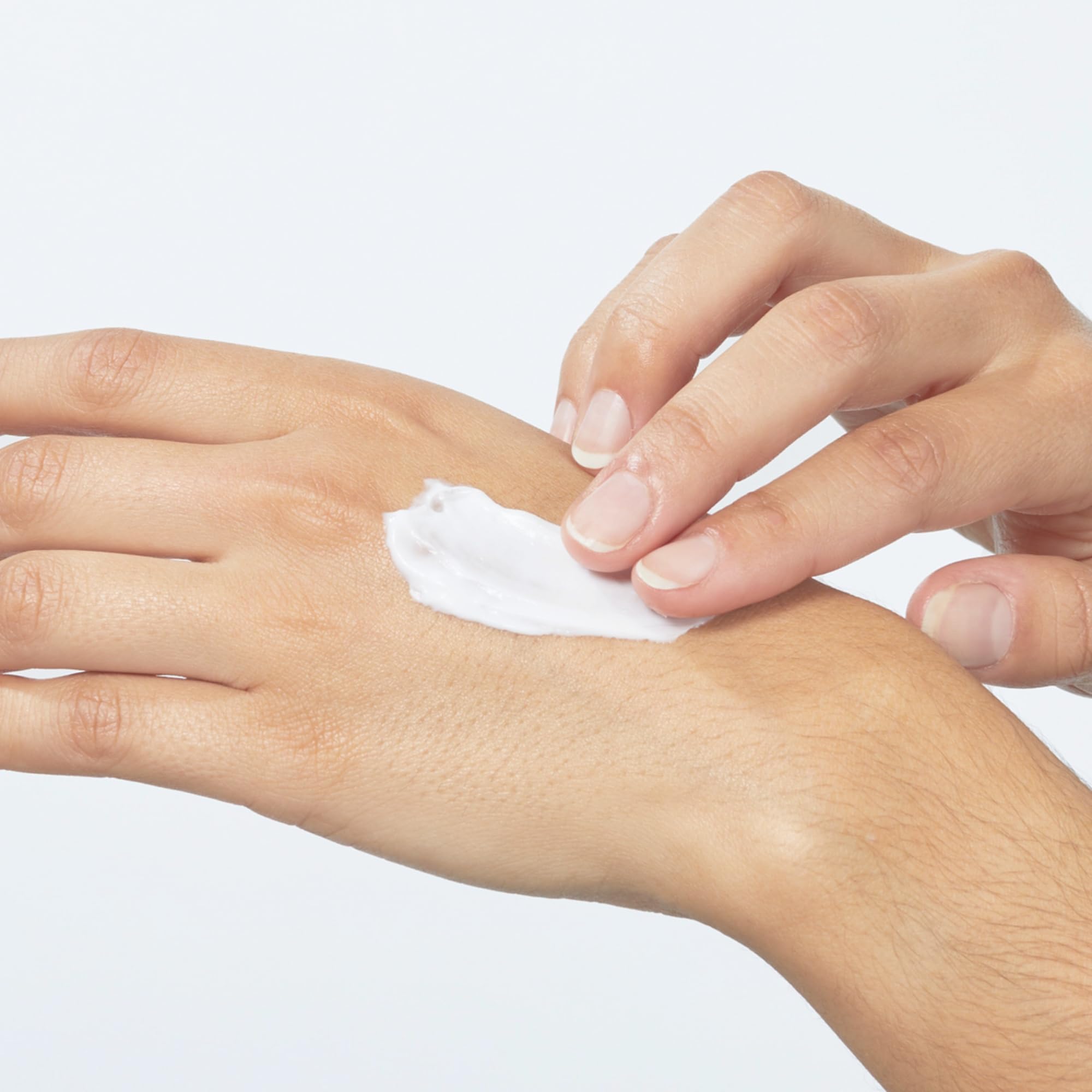 Beekman 1802 creamy swatch showing rich hydration without heaviness